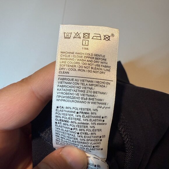 Athleta Women 16 Endless High Rise Pant Navy Blue Stretch Active Travel Commute - Picture 7 of 13